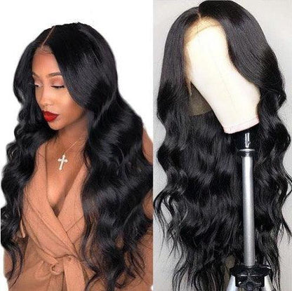 Top Virgin 13x6 Body Wave Lace Front Wig 180 Density with Baby Hair