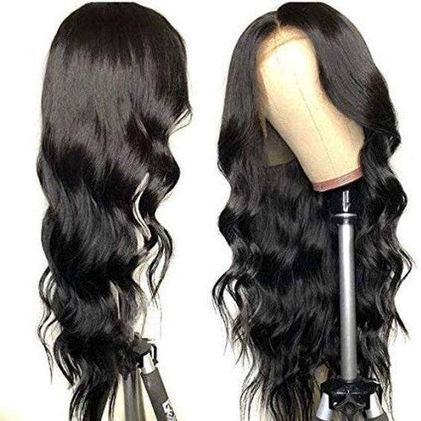 Top Virgin 13x4 Body Wave Lace Front Transparent  Wig 180 Density with Baby Hair