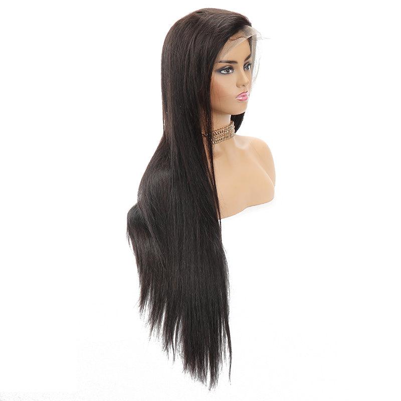 Top Virgin Silky Straight 13x4 HD Wig Human Hair Wig 180 Density