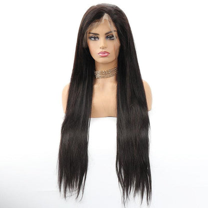 Top Virgin Silky Straight 13x4 HD Wig Human Hair Wig 180 Density