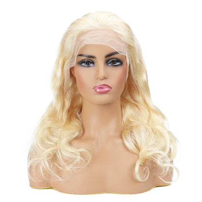 Top Virgin 613 Blonde 13x6 Body Wave Lace Front Wig 180 Density with Baby Hair