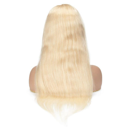 Top Virgin 613 Blonde 13x6 Straight Hair Lace Front Wig 180 Density with Baby Hair