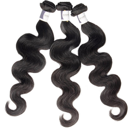 Tip-top quality Raw Hair Body Wave Hair Extensions 3 Bundles（never hair loss）