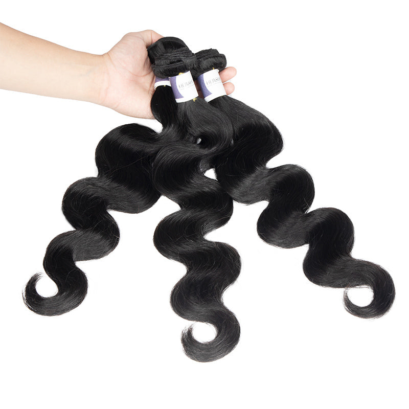 Tip-top quality Raw Hair Body Wave Hair Extensions 3 Bundles（never hair loss）