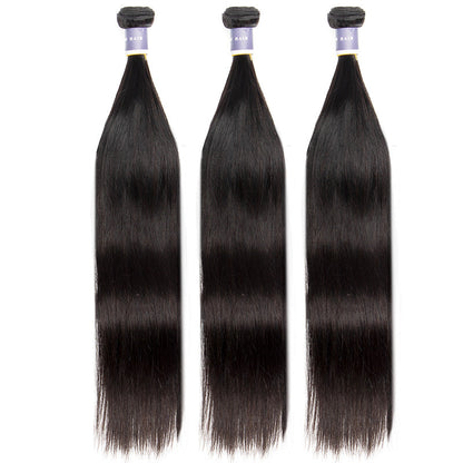 Tip-top Quality Raw Hair Straight Hair Extensions 1 Bundle（never hair loss）