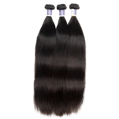 Tip-top quality Raw Hair Straight Hair Extensions 3 Bundles（never hair loss）