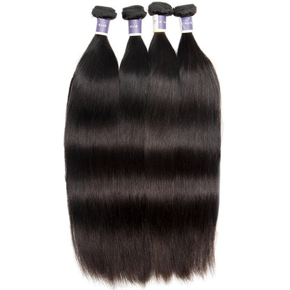 Tip-top Quality Raw Hair Straight Hair Extensions 4 Bundles（never hair loss）