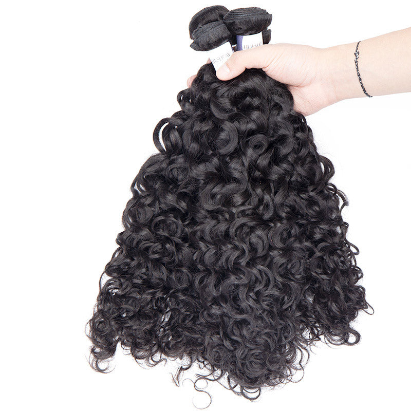 Tip-top Quality Raw Hair Italian Curly Hair Extensions 3 Bundles（never hair loss）