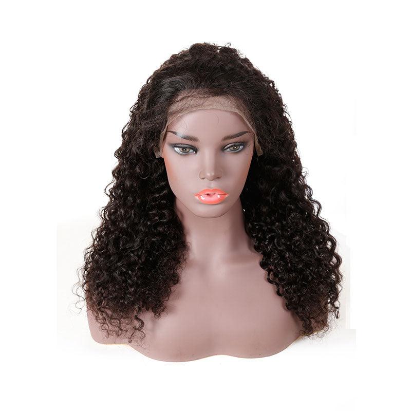 Top Virgin 13x6 Italian Curly Lace Front Wig 180 Density with Baby Hair