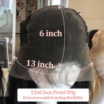 Top Virgin 13x6 Italian Curly Lace Front Wig 180 Density with Baby Hair