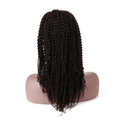 Top Virgin 13x6 Kinky Curly Lace Front Wig 180 Density with Baby Hair