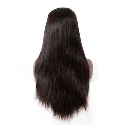 Top Virgin 13x4 Straight Hair Transparent  Lace Front Wig 180 Density with Baby Hair