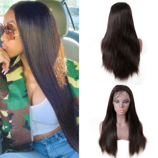 🔥Top Raw Straight Hair 13x6 HD Lace Front Wig 250 Density with Baby Hair