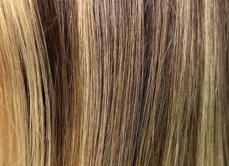 Superior Raw Hair hand-painted balayage wig texture close-up