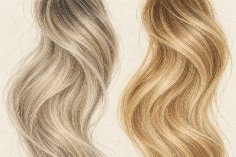Ash Blonde vs Honey Blonde Balayage Wigs: Comparing Tone Before You Order